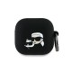 Θήκη Σιλικόνης Karl Lagerfeld Apple AirPods 4 (2024) Karl & Choupette Heads 3D Μαύρο Θήκη Σιλικόνης Karl Lagerfeld Apple AirPods 4 (2024) Karl & Choupette Heads 3D Μαύρο