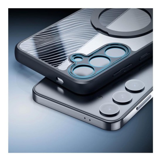 Θήκη TPU & PC Dux Ducis Aimo Magnetic MagSafe με Stand Samsung S921B Galaxy S24 5G Μαύρο Θήκη TPU & PC Dux Ducis Aimo Magnetic MagSafe με Stand Samsung S921B Galaxy S24 5G Μαύρο