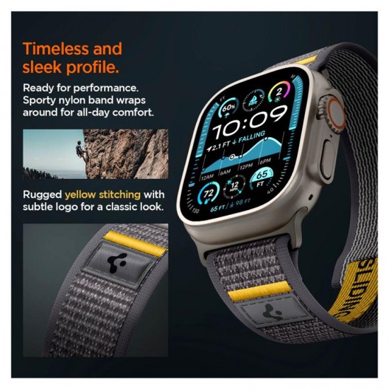 Λουράκι Spigen Athlex Air Apple Watch 6/ 7/ 8/ 9/ 10/ SE/ Ultra 1/ 2 (44/ 45/ 46/ 49mm) Active Γκρι Λουράκι Spigen Athlex Air Apple Watch 6/ 7/ 8/ 9/ 10/ SE/ Ultra 1/ 2 (44/ 45/ 46/ 49mm) Active Γκρι