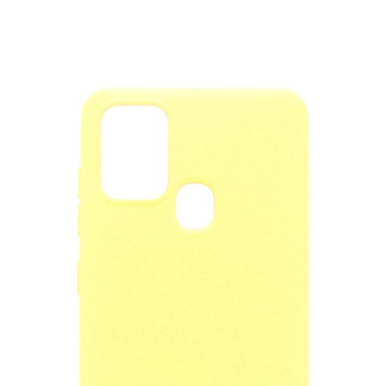 Θήκη Liquid Silicon inos Samsung A217F Galaxy A21s L-Cover Κίτρινο Θήκη Liquid Silicon inos Samsung A217F Galaxy A21s L-Cover Κίτρινο