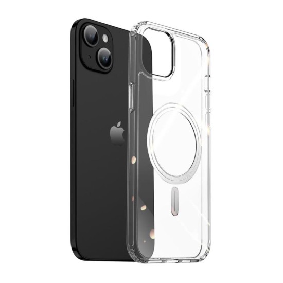 Θήκη TPU & PC Dux Ducis Clin Magnetic MagSafe Apple iPhone 15 Plus Διάφανο