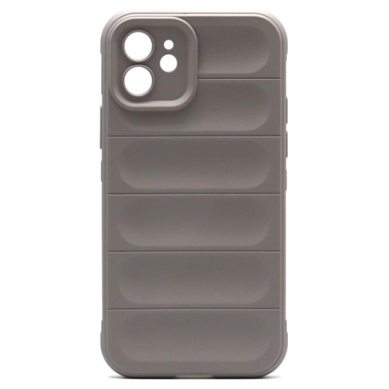 Θήκη Shield TPU inos Apple iPhone 12 Stripes Ανοιχτό Γκρι