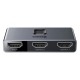 HDMI Splitter Baseus Matrix 2x1/1x2 4K 30Hz Γκρι HDMI Splitter Baseus Matrix 2x1/1x2 4K 30Hz Γκρι