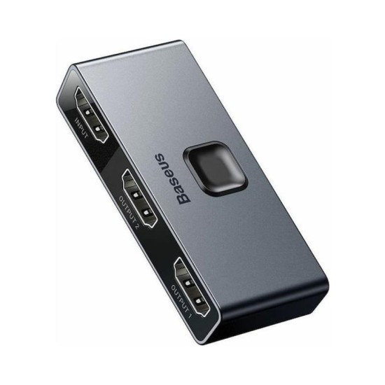 HDMI Splitter Baseus Matrix 2x1/1x2 4K 30Hz Γκρι HDMI Splitter Baseus Matrix 2x1/1x2 4K 30Hz Γκρι