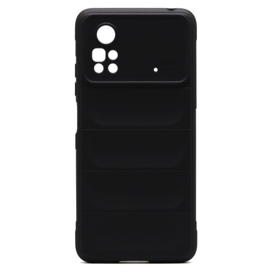 Θήκη Shield TPU inos Xiaomi Poco X4 Pro Stripes Μαύρο Θήκη Shield TPU inos Xiaomi Poco X4 Pro Stripes Μαύρο