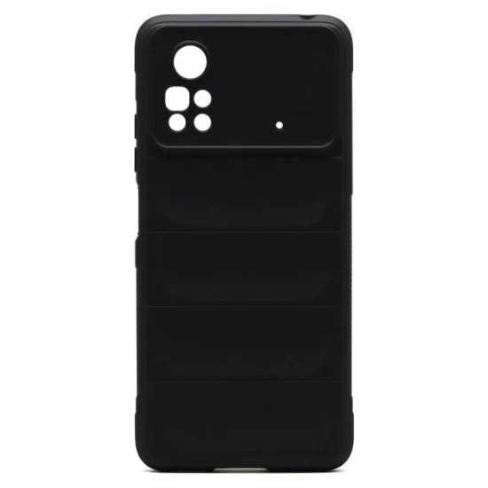 Θήκη Shield TPU inos Xiaomi Poco X4 Pro Stripes Μαύρο Θήκη Shield TPU inos Xiaomi Poco X4 Pro Stripes Μαύρο
