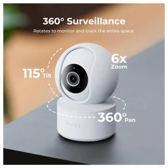 Home Security Camera C22 Imilab 360° 3K Μαύρο Home Security Camera C22 Imilab 360° 3K Μαύρο