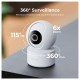 Home Security Camera C22 Imilab 360° 3K Μαύρο Home Security Camera C22 Imilab 360° 3K Μαύρο