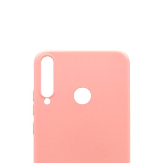 Θήκη Liquid Silicon inos Huawei P40 Lite E L-Cover Σομόν Θήκη Liquid Silicon inos Huawei P40 Lite E L-Cover Σομόν