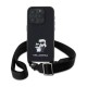 Θήκη Δερμάτινη Karl Lagerfeld Apple iPhone 16 Pro Max Saffiano Crossbody Metal Pin Karl & Choupette Μαύρο Θήκη Δερμάτινη Karl Lagerfeld Apple iPhone 16 Pro Max Saffiano Crossbody Metal Pin Karl & Choupette Μαύρο