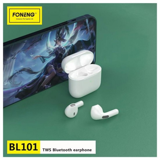 True Wireless Ακουστικά Bluetooth Foneng BL101 Mini Λευκό True Wireless Ακουστικά Bluetooth Foneng BL101 Mini Λευκό