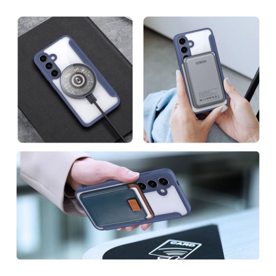 Θήκη Flip Dux Ducis Skin X Pro Wallet με Μαγνητικό Stand Samsung S921B Galaxy S24 5G Μπλε Θήκη Flip Dux Ducis Skin X Pro Wallet με Μαγνητικό Stand Samsung S921B Galaxy S24 5G Μπλε