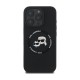 Θήκη Σιλικόνης Karl Lagerfeld Apple iPhone 16 Pro Max Magsafe Karl & Choupette Heads Μαύρο