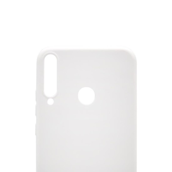 Θήκη Liquid Silicon inos Huawei P40 Lite E L-Cover Λευκό Θήκη Liquid Silicon inos Huawei P40 Lite E L-Cover Λευκό