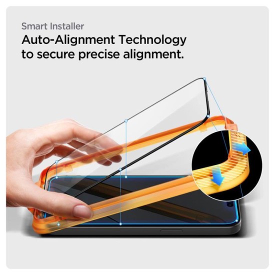 Tempered Glass Full Face Spigen Glas.tR Align Master Apple iPhone 15 Pro Max Μαύρο (2 τεμ.) Tempered Glass Full Face Spigen Glas.tR Align Master Apple iPhone 15 Pro Max Μαύρο (2 τεμ.)