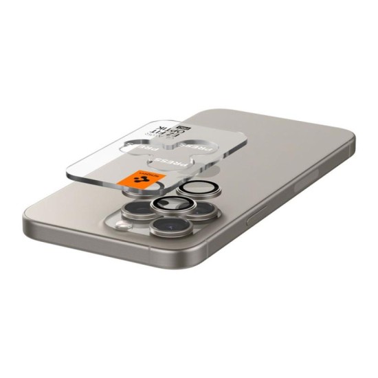 Προστατευτικό Κάλυμμα Κάμερας Spigen Optik.tR EZ-FIT για Τζαμάκι Κάμερας Apple iPhone14 Pro/ 14 Pro Max/ 15 Pro/ 15 Pro Max/ 16 Pro/ 16 Pro Max Natural Τιτάνιο (2 τεμ.) Προστατευτικό Κάλυμμα Κάμερας Spigen Optik.tR EZ-FIT για Τζαμάκι Κάμερας Apple iPhone14 Pro/ 14 Pro Max/ 15 Pro/ 15 Pro Max/ 16 Pro/ 16 Pro Max Natural Τιτάνιο (2 τεμ.)