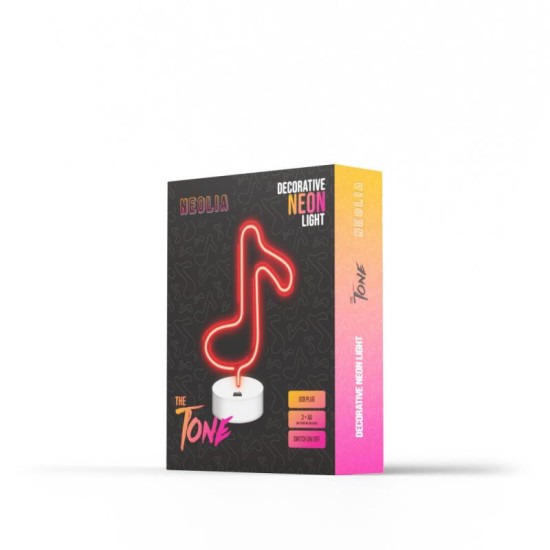 Neon LED Neolia NNE08 TONE (USB/Μπαταρίας & On/Off) με Stand Κόκκινο Neon LED Neolia NNE08 TONE (USB/Μπαταρίας & On/Off) με Stand Κόκκινο