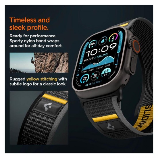 Λουράκι Spigen Athlex Air Apple Watch 6/ 7/ 8/ 9/ 10/ SE/ Ultra 1/ 2 (44/ 45/ 46/ 49mm) Active Μαύρο Λουράκι Spigen Athlex Air Apple Watch 6/ 7/ 8/ 9/ 10/ SE/ Ultra 1/ 2 (44/ 45/ 46/ 49mm) Active Μαύρο