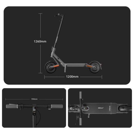 Ηλεκτρικό Πατίνι - Scooter Xiaomi 4 Ultra Μαύρο