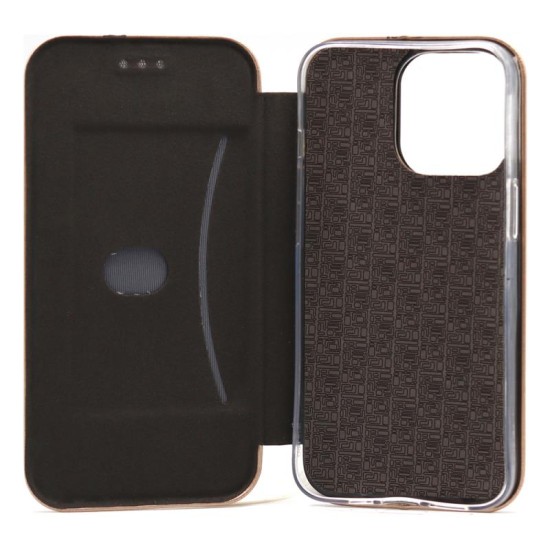 Θήκη Flip Book inos Apple iPhone 13 Pro Curved M-Folio Χρυσό Θήκη Flip Book inos Apple iPhone 13 Pro Curved M-Folio Χρυσό