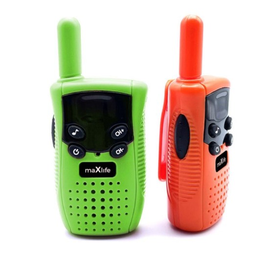 Walkie Talkie Maxlife MXWT-100 Μπλε-Ροζ (2 τεμ.) Walkie Talkie Maxlife MXWT-100 Μπλε-Ροζ (2 τεμ.)