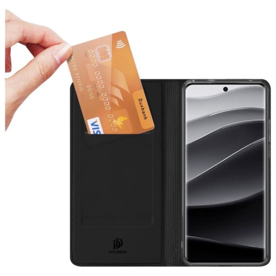 Θήκη Flip Dux Ducis Skin Pro Xiaomi Redmi Note 14 Pro Plus 5G Μαύρο Θήκη Flip Dux Ducis Skin Pro Xiaomi Redmi Note 14 Pro Plus 5G Μαύρο