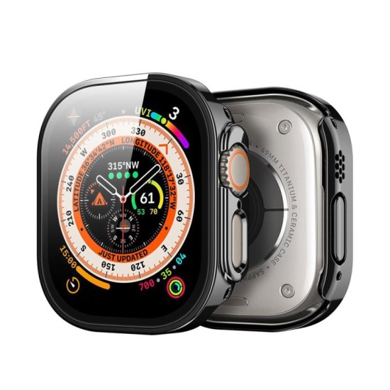 Θήκη PC Dux Ducis Hamo Metallic Apple Watch Ultra 49mm Μαύρο Θήκη PC Dux Ducis Hamo Metallic Apple Watch Ultra 49mm Μαύρο
