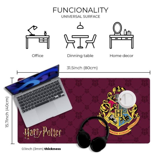 Mousepad Warner Bros Harry Potter 205 80x40cm Μπορντώ (1 τεμ) Mousepad Warner Bros Harry Potter 205 80x40cm Μπορντώ (1 τεμ)