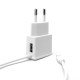 Φορτιστής Ταξιδίου inos Lightning με Extra Έξοδο USB Λευκό 2.1A Φορτιστής Ταξιδίου inos Lightning με Extra Έξοδο USB Λευκό 2.1A