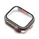 Θήκη Glass & PC inos Apple Watch 7/ 8/ 9  45mm Upgrade to Ultra Ασημί