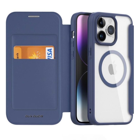 Θήκη Flip Dux Ducis Skin X Pro Wallet Apple iPhone 15 Pro Μπλε Θήκη Flip Dux Ducis Skin X Pro Wallet Apple iPhone 15 Pro Μπλε