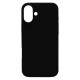 Θήκη Liquid Silicon inos Apple iPhone 16 5G Velvet Μαύρο Θήκη Liquid Silicon inos Apple iPhone 16 5G Velvet Μαύρο