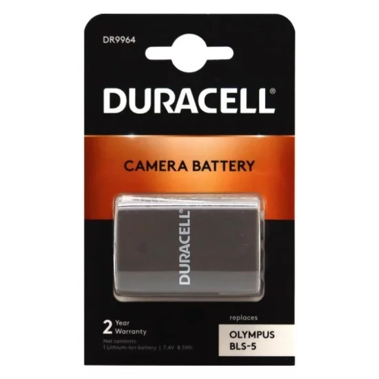 Μπαταρία Κάμερας Duracell DR9964 για Olympus BLS-5 7.4V 1100mAh (1 τεμ) Μπαταρία Κάμερας Duracell DR9964 για Olympus BLS-5 7.4V 1100mAh (1 τεμ)