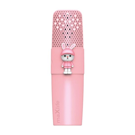 Ασύρματο Μικρόφωνο Bluetooth Maxlife MXBM-500 Animal με Ηχείο (Karaoke) Ροζ Ασύρματο Μικρόφωνο Bluetooth Maxlife MXBM-500 Animal με Ηχείο (Karaoke) Ροζ