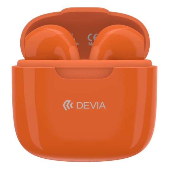 True Wireless Ακουστικά Bluetooth Devia K1 EM057 Kintone Πορτοκαλί True Wireless Ακουστικά Bluetooth Devia K1 EM057 Kintone Πορτοκαλί