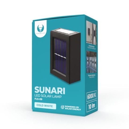 Ηλιακό Φωτιστικό Εξ. Χώρου LED Forever Light FLS-09 SUNARI 300mAh Li-Ion 10lm Ηλιακό Φωτιστικό Εξ. Χώρου LED Forever Light FLS-09 SUNARI 300mAh Li-Ion 10lm