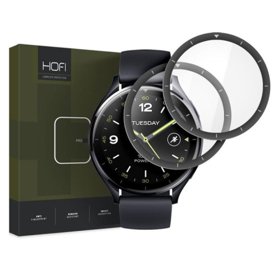 Hybrid Nano Glass Hofi Pro+ Xiaomi Watch 2 Μαύρο (2 τεμ.) Hybrid Nano Glass Hofi Pro+ Xiaomi Watch 2 Μαύρο (2 τεμ.)