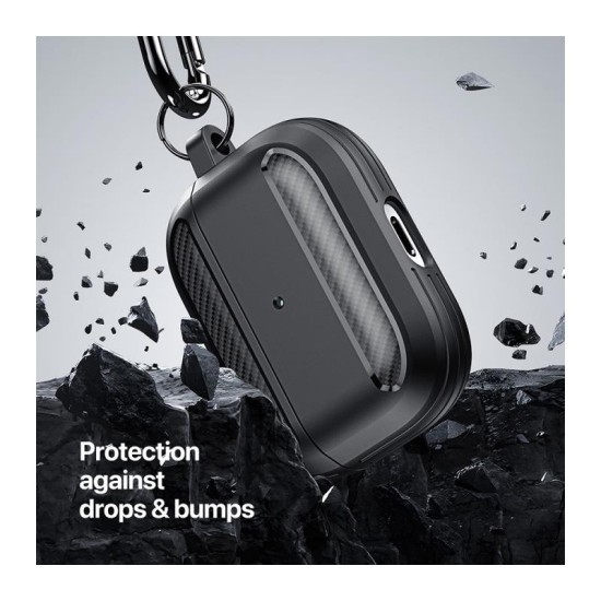 Θήκη TPU Dux Ducis PECB Apple AirPods Pro 2 με Γάντζο Ροζ Θήκη TPU Dux Ducis PECB Apple AirPods Pro 2 με Γάντζο Ροζ