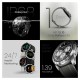 Smartwatch HiFuture Flex 2 1.39’’ Ασημί Smartwatch HiFuture Flex 2 1.39’’ Ασημί
