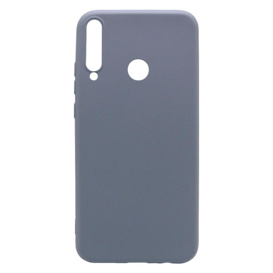 Θήκη Liquid Silicon inos Huawei P40 Lite E L-Cover Γκρι-Μπλε Θήκη Liquid Silicon inos Huawei P40 Lite E L-Cover Γκρι-Μπλε