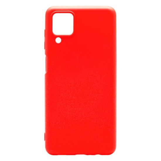 Θήκη Liquid Silicon inos Samsung A125F Galaxy A12/ A127F Galaxy A12 Nacho/ M127F Galaxy M12 L-Cover Κόκκινο