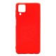 Θήκη Liquid Silicon inos Samsung A125F Galaxy A12/ A127F Galaxy A12 Nacho/ M127F Galaxy M12 L-Cover Κόκκινο