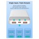 Φορτιστής Ανάγκης Devia EP198 Full Compatible 22.5W 10000mAh με Ψηφιακή Οθόνη Smart Λευκό