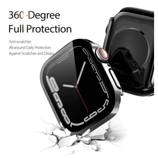 Θήκη PC Dux Ducis Hamo Metallic Apple Watch 10 42mm Μαύρο Θήκη PC Dux Ducis Hamo Metallic Apple Watch 10 42mm Μαύρο