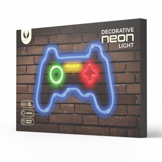 Neon Plexi Forever Light FPNE03X GAMEPAD (USB, On/Off & Dimmer) Πολύχρωμο Neon Plexi Forever Light FPNE03X GAMEPAD (USB, On/Off & Dimmer) Πολύχρωμο