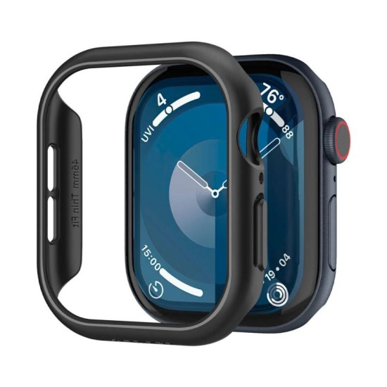 Θήκη PC Spigen Thin Fit Apple Watch 10 46mm Μαύρο Θήκη PC Spigen Thin Fit Apple Watch 10 46mm Μαύρο