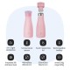 Smart Μπουκάλι-Θερμός UV Noerden LIZ Ανοξείδωτο 350ml Ροζ Smart Μπουκάλι-Θερμός UV Noerden LIZ Ανοξείδωτο 350ml Ροζ