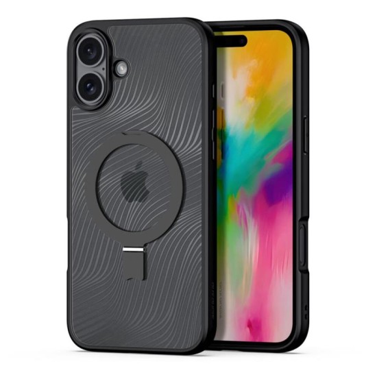 Θήκη TPU & PC Dux Ducis Aimo Magnetic MagSafe με Stand Apple iPhone 16 Plus Μαύρο Θήκη TPU & PC Dux Ducis Aimo Magnetic MagSafe με Stand Apple iPhone 16 Plus Μαύρο