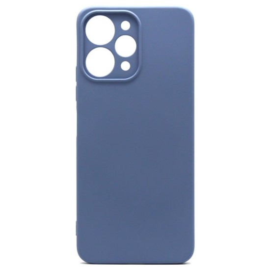 Θήκη Liquid Silicon inos Xiaomi Redmi 12 L-Cover Ματ Γκρι-Μπλε Θήκη Liquid Silicon inos Xiaomi Redmi 12 L-Cover Ματ Γκρι-Μπλε