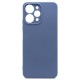 Θήκη Liquid Silicon inos Xiaomi Redmi 12 L-Cover Ματ Γκρι-Μπλε Θήκη Liquid Silicon inos Xiaomi Redmi 12 L-Cover Ματ Γκρι-Μπλε